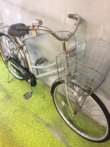 26インチ ファミリーサイクル シルバー