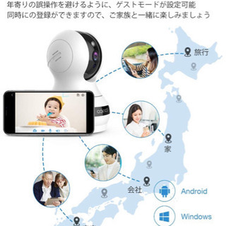［値下げしました］ネットワークカメラ 防犯，監視，見守りなどにの画像