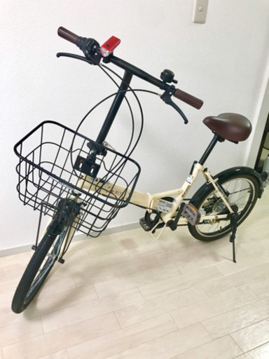【美品】折りたたみも可能！6段階変速付き自転車