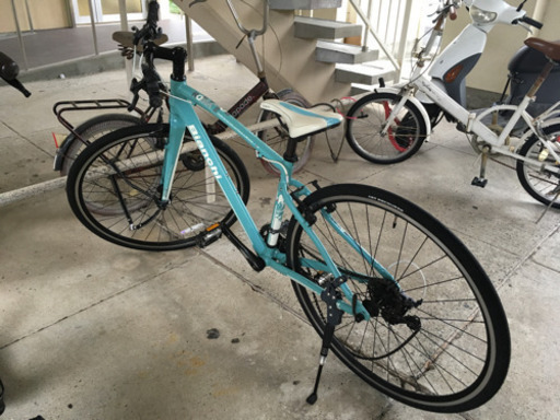 【お値下げ】2015 BIANCHI　ROMA 3 クロスバイク 43サイズ チェレステカラー