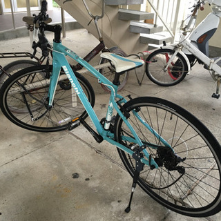【お値下げ】2015 BIANCHI　ROMA 3 クロスバイク 43サイズ チェレステカラー