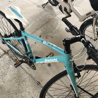 【お値下げ】2015 BIANCHI　ROMA 3 クロスバイク 43サイズ チェレステカラーの画像