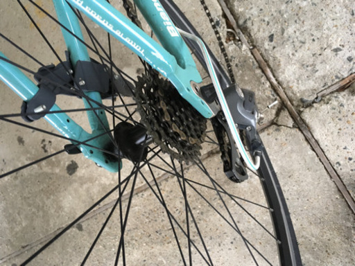 【お値下げ】2015 BIANCHI　ROMA 3 クロスバイク 43サイズ チェレステカラー
