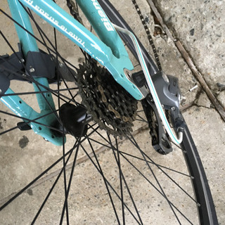 【お値下げ】2015 BIANCHI　ROMA 3 クロスバイク 43サイズ チェレステカラーの画像