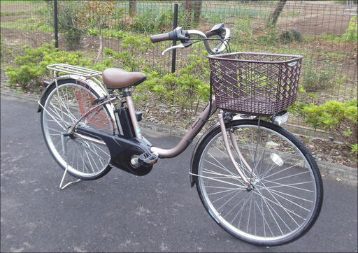 ★★　高年式Panasonicビビ　第三弾！　【Panasonic　ビビＴＸ】　高容量６．６Ａｈリチウムバッテリー！　チャイルドシート装着可能リアキャリア！　お届け可能です！　★★