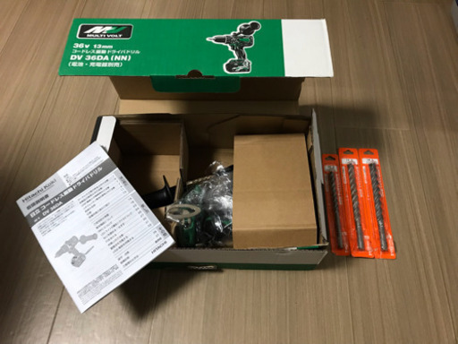 ハイコーキ コードレス振動ドライバドリル DV36DA