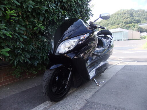 スズキ　CJ44A　スカイウェイヴ(タイプS)　ローダウン仕様　中古実動車　ヨシムラマフラー　社外BSC製バックレスト　返納書類有