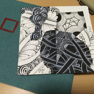 文字が書ければ誰でも楽しめる...♪*ﾟゼンタングル®️リクエストレッスンの画像