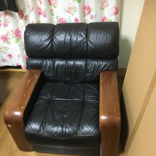 本革レザーソファー