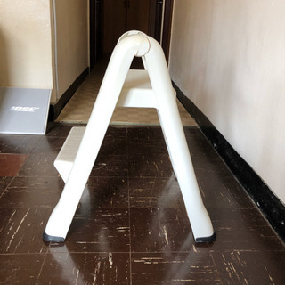 踏み台　2段・白　〜9/29迄に取りに来られる方限定