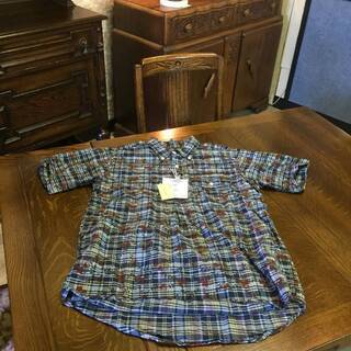 新品　ENGINEERED GARMENTS　半袖シャツ　エンジ...