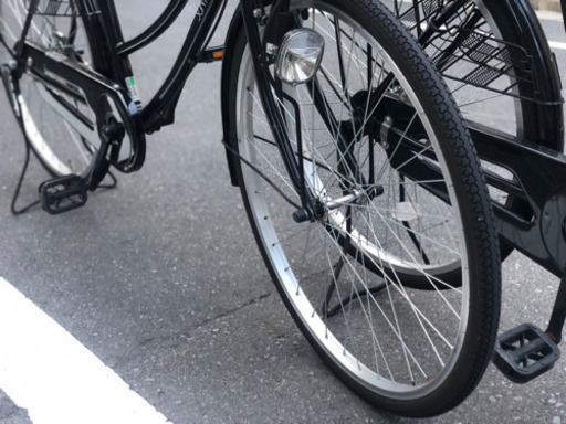 美品！2台でお徳！サントラスト 26インチ シングル軽快車！