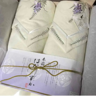 新品 木箱入り シルク混 毛布2枚セット