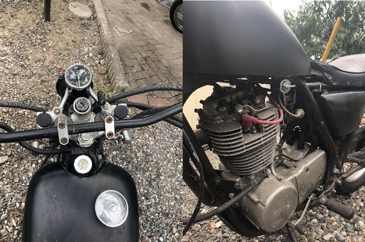 【価格改定】SR400　カスタム多数　平成6年1JR　　不動車　ジャンク　部品取り