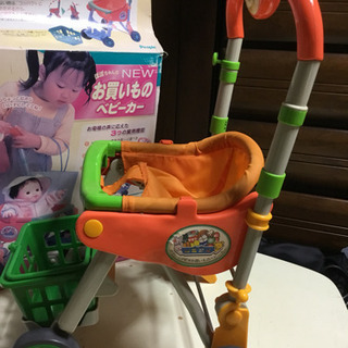 ぽぽちゃんの NEWお買いものベビーカー    商談中 定価4000円程の品の画像
