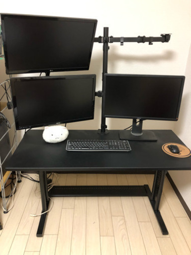 ディスプレイ4本アーム、ディスプレイ二枚セット