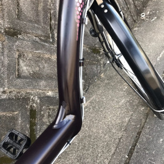 １２２  電動自転車ブリジストンアンジェリーノ8アンペア　濃い紫 