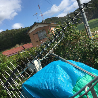 アンテナ  中古 サビあり  電気屋さんが使用可能と判断したもの。