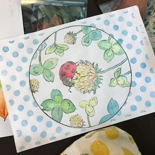 アロマでリラックスぬり絵の画像