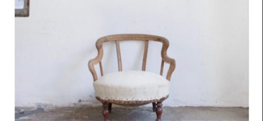 【送料込】フランス製 1人がけナポレオン・ソファ