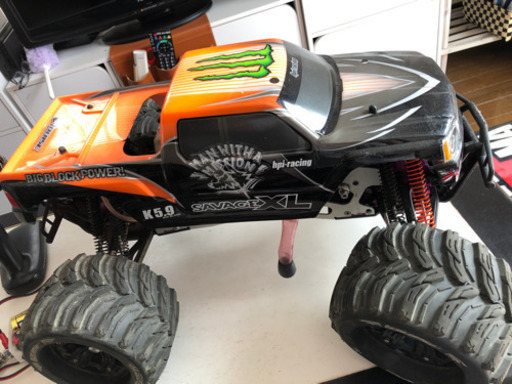 HPI サベージ エンジン  ロングシャーシコンバージョン