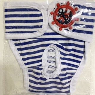 ペット用パンツ　ブルー　サイズＬ　【新品】　サニタリーパンツ　犬用オムツ　犬 の画像