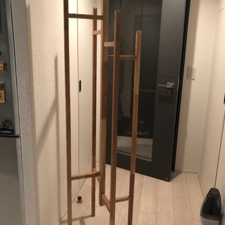 ミッドセンチュリー 木製コートハンガー デザイナーズ リプロダクト の画像