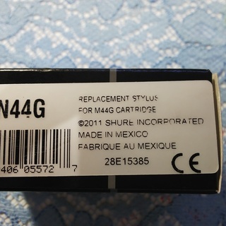 レコードプレーヤーカートリッジ代え針　N44G&SHURE