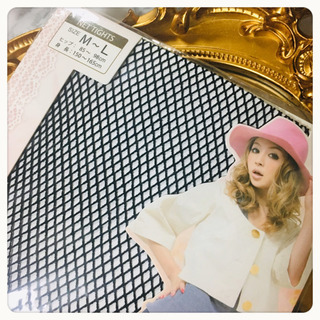 【未使用✧未開封】網タイツ ストッキング  日本製の画像
