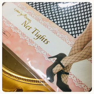 【未使用✧未開封】網タイツ ストッキング  日本製の画像