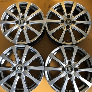 [a17] 15インチ アルミホイール 15ｘ5.5J＋45 4H-100　社外　中古
