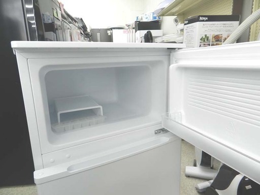 ハーブリラックス 2ドア 冷蔵庫 90L 2017年製 YRZ-C09B1 ホワイト ヤマダ電機オリジナル HerbRelax  ☆ PayPay(ペイペイ)決済可能 ☆ 札幌市 北区 屯田