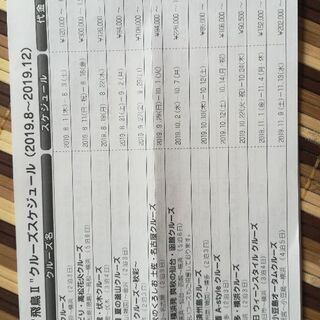 飛鳥クルーズ優待割引券の画像