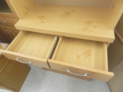 レンジボード　幅78cm　奥行43cm　高さ182cm　家電ボード　ピネーチェ　カントリー風　☆ PayPay(ペイペイ)決済可能 ☆