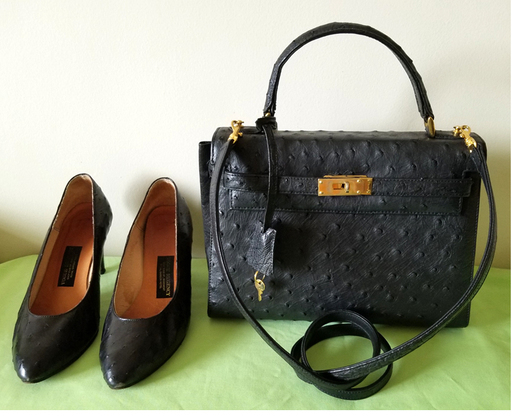 ☆オストリッチのバッグとハイヒール