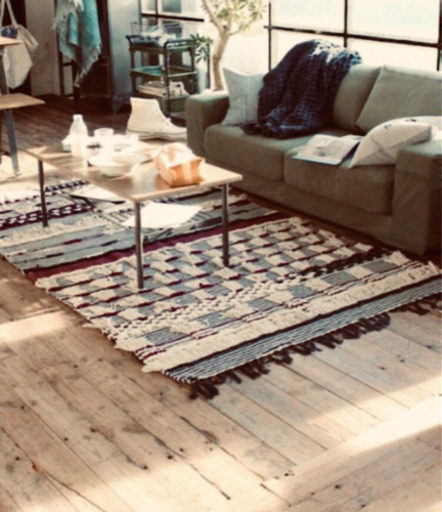 ※一旦、受付けを中止致します※新品未使用【journal standard Furniture】200×140cm ラグマット