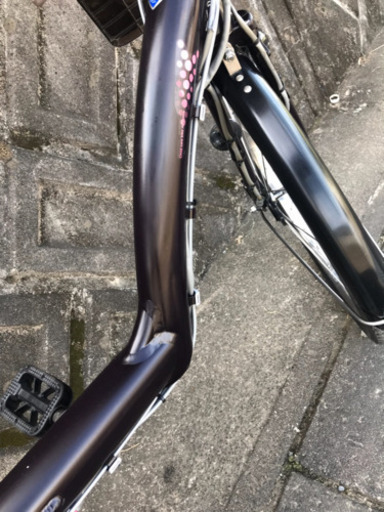 １－２２　電動自転車ブリジストンアンジェリーノ8アンペア　濃い紫