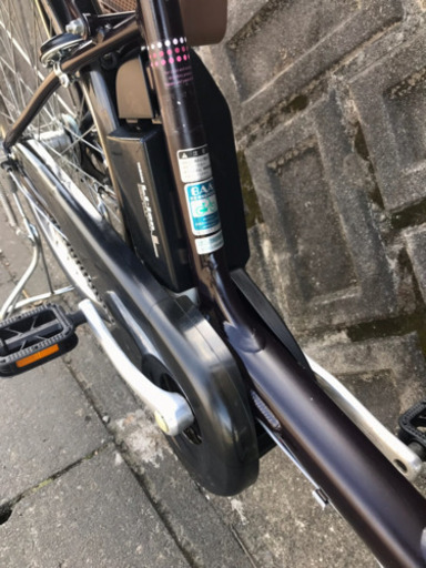 １－２２　電動自転車ブリジストンアンジェリーノ8アンペア　濃い紫