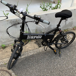 折りたたみ電動自転車]バロンX 20インチ スポーツ系電動自転車 大容量