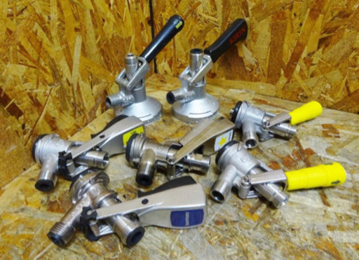 （4144-0）ジャンク品　ビールディスペンサー用　ヘッド　詰め合わせ　部品欠品　現状品　サーバー 店舗 生ビール　チューハイ