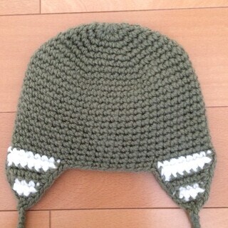 ベビーニット帽　新品・未使用の画像