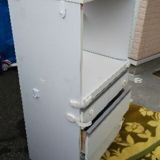 オーブンレンジ用棚  引出し付き 値下げ
