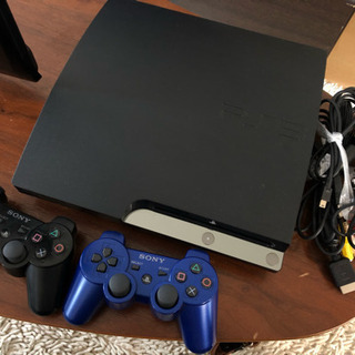 【中古】PS3 本体・ケーブル・リモコン２個 セット