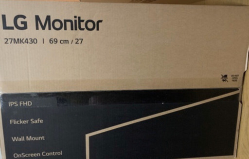 LG 27型モニター27MK430H 売ります