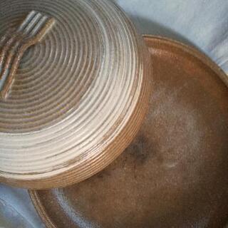 終了【０円】調理器具  陶板鍋  押し寿司器
 燻製用スモークチップの画像