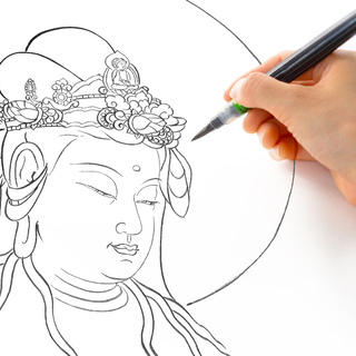 【初回無料】[10月21日]仏画なぞり描きでマインドフルネス体験...