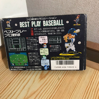 『ベストプレープロ野球』は、1988年にアスキーから発売された野球シミュレーションゲーム。『ダービースタリオン』シリーズと同じく、薗部博之が制作。 本項では前身の「ベストナインプロ野球」及びパーソナルコンピュータ「ベストプレーベースボール」の画像