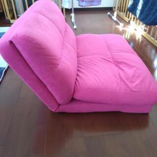 ソファベッドシングルサイズ カバー付きの画像