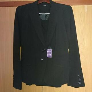 【商談中】未使用 黒スーツ(ジャケット+スカート) 15号