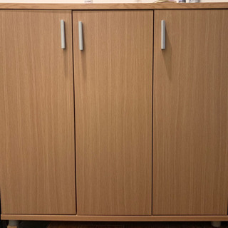 美品 靴箱  希望の方IKEAのミラーも付けます